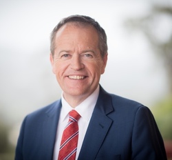 A portrait image showing former politician Bill Shorten.