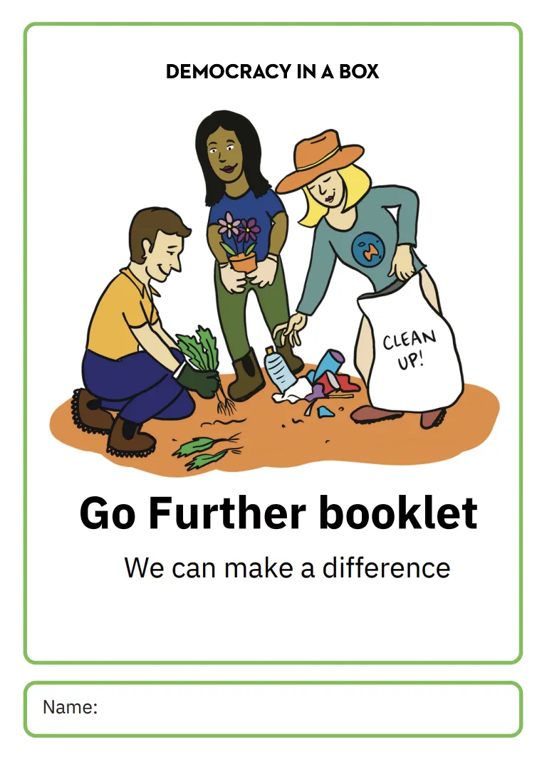 Preview of go further booklet learning resource.