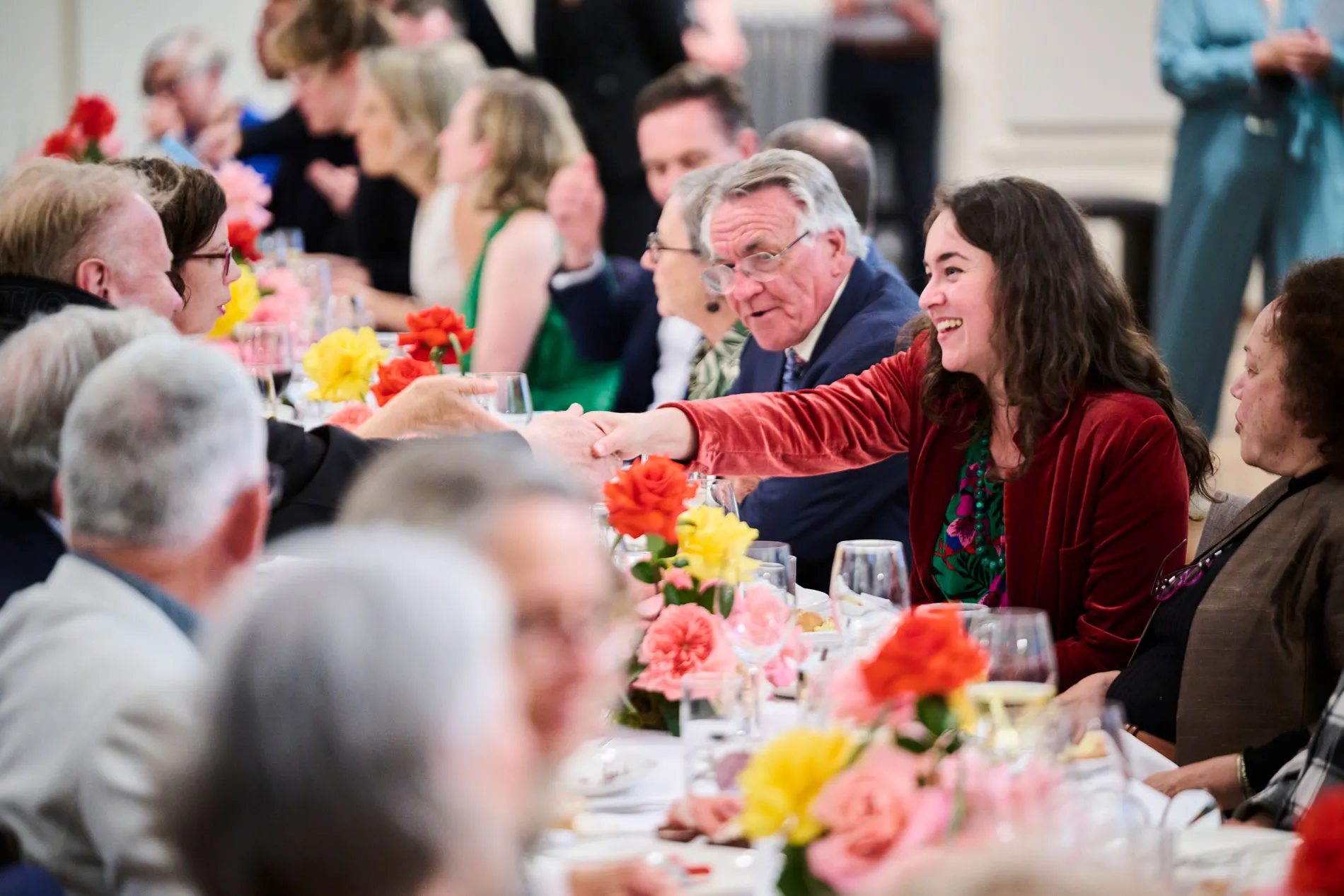 Partners of the Museum of Australian Democracy having a lunch together.