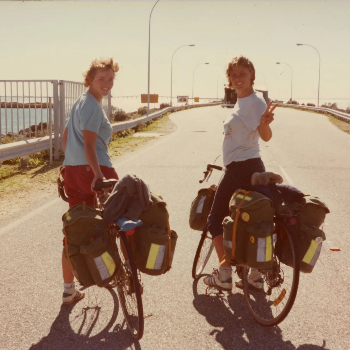 &#039;Bike Ride for Peace&#039; bike seat 