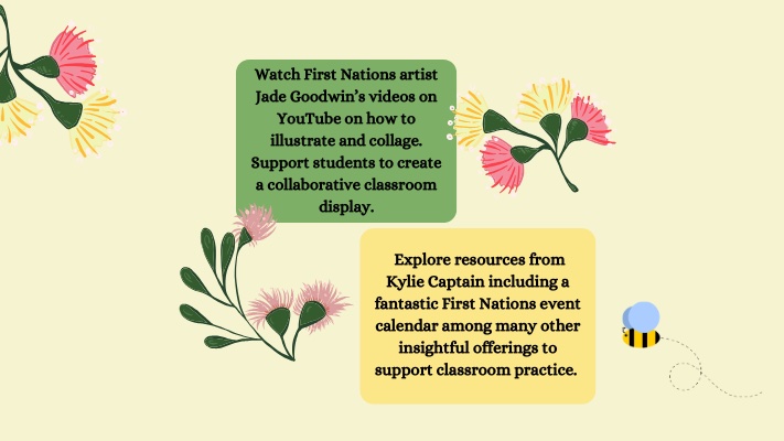 On a yellow background there are two NAIDOC Week activities.