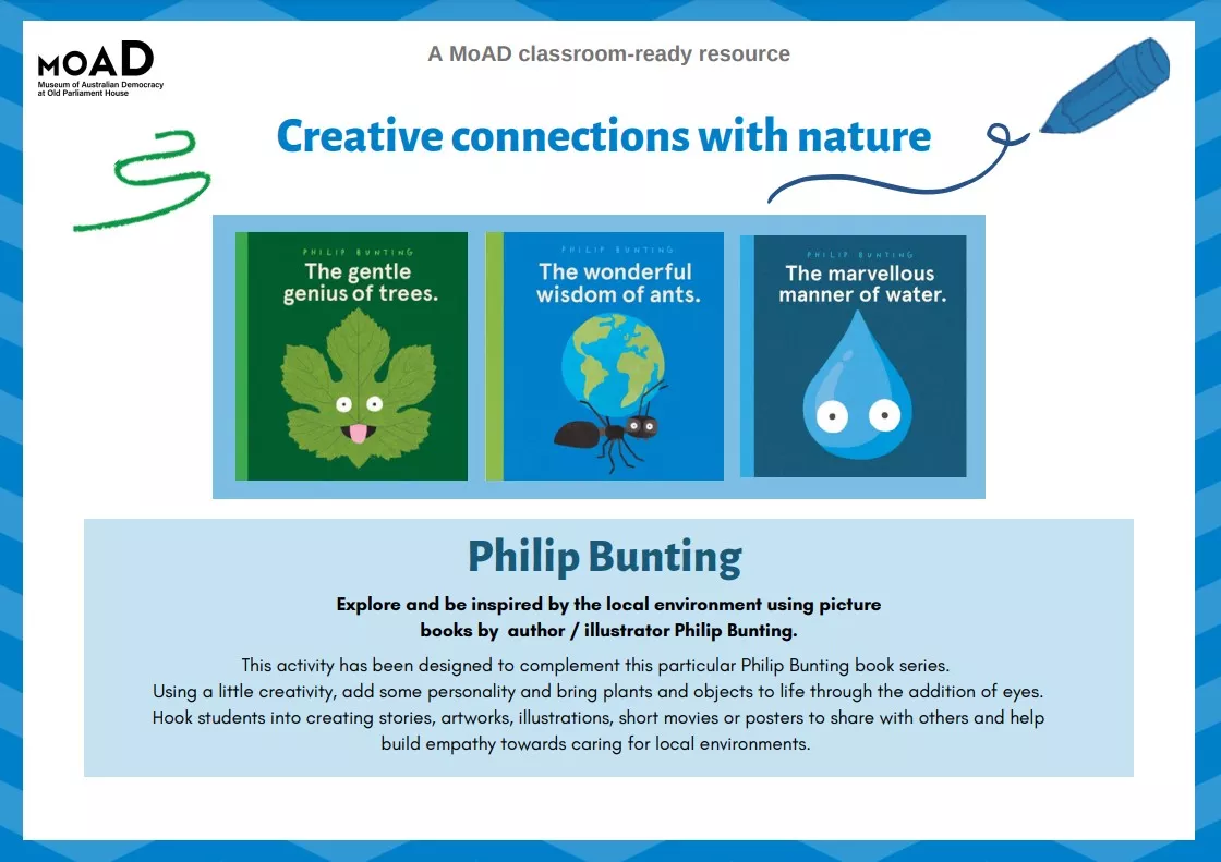 Creative connections with nature - activity sheet