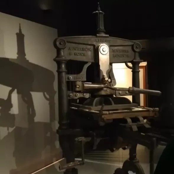 The printing press at Old Parliament House