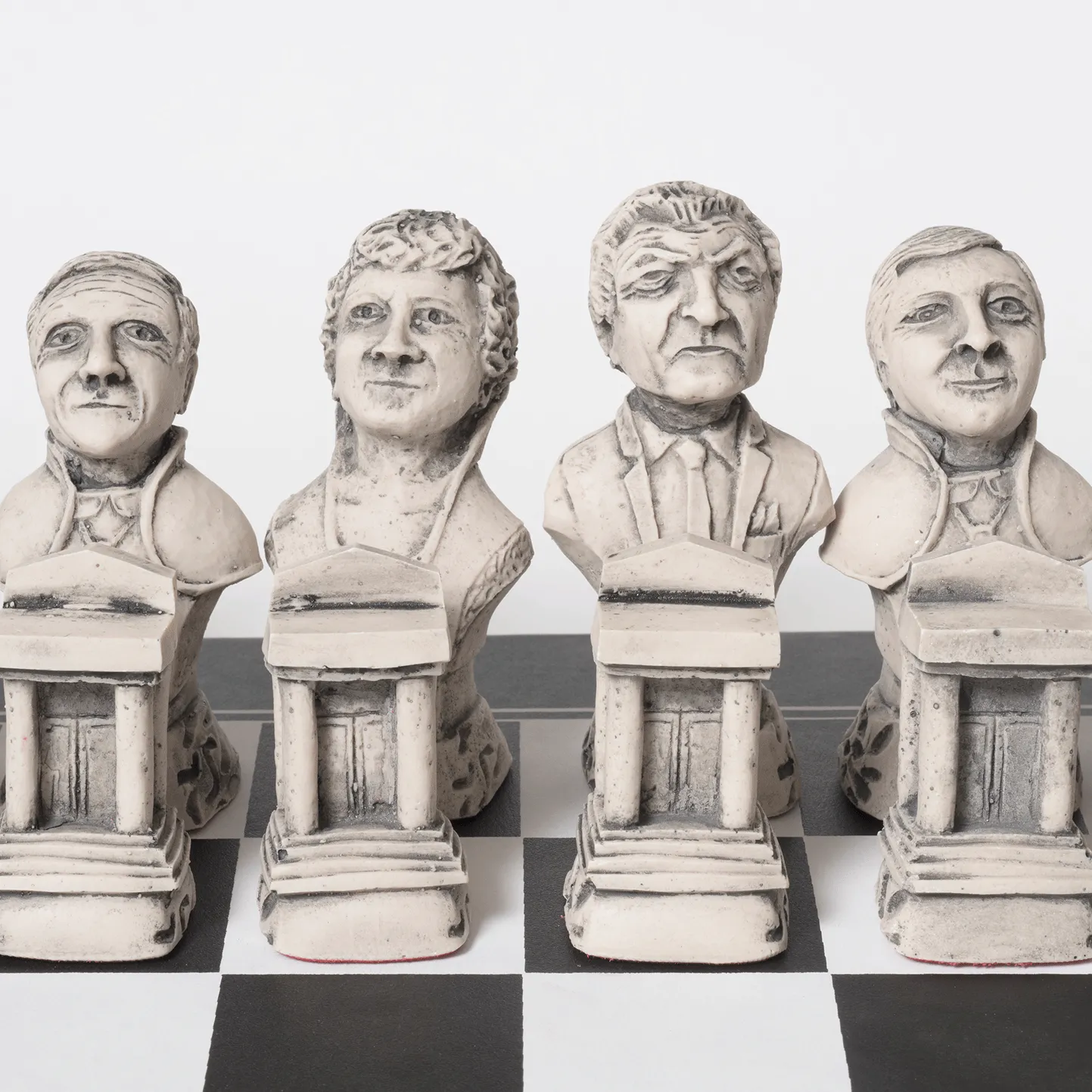 Political chess set by Douglas Pearce 