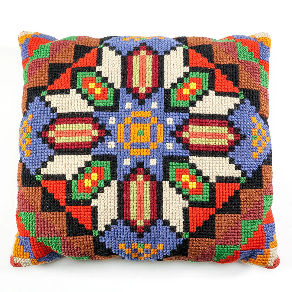 Embroidered cushion gifted to Arthur Calwell