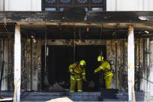 Through the ashes: The doors of Old Parliament House